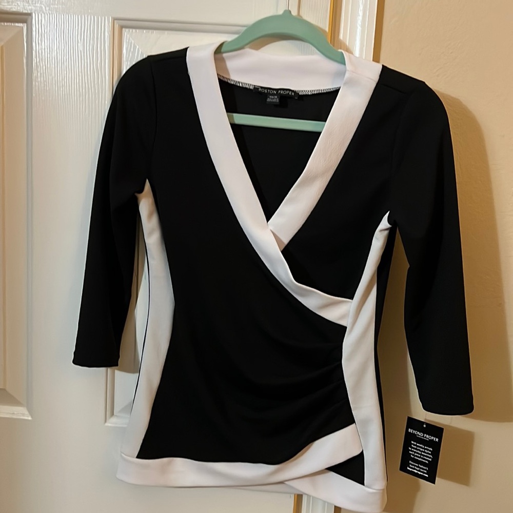 Boston Proper Beyond Travel Blouse size XS